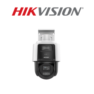 Cámara domo de velocidad para exteriores Hikvision DS-2SE3C404MWG-E/14 de 2,8 mm TandemVu, 4 MP, 4 aumentos, PoE