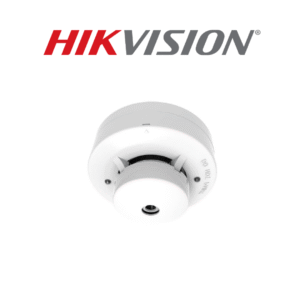 Sensor de Humo para Alarma  Cableada Hikvision,  alimentación 12v,  doble led para  visualización 360°, Marca  Hikvision DS-PDSMK-4BAR